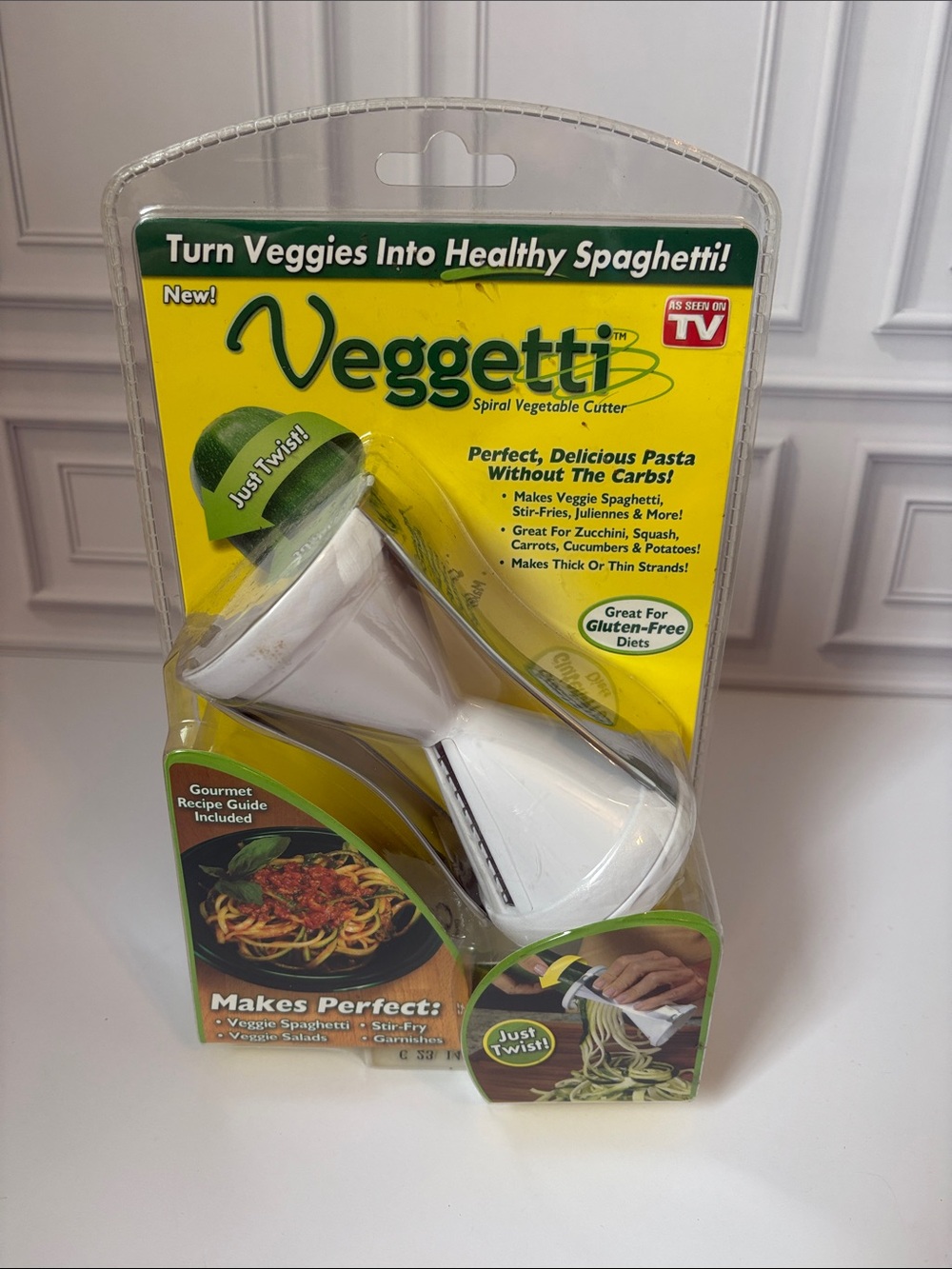 New Veggetti Spiral Vegetable Cutter As Seen On TV Vegetable Spiralizer